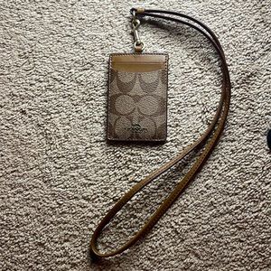 Coach ID Lanyard Wallet